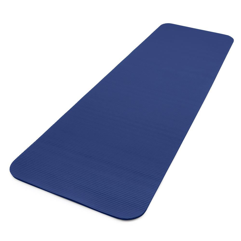 Adidas 10mm Fitness Mat - Blue Double Sided
