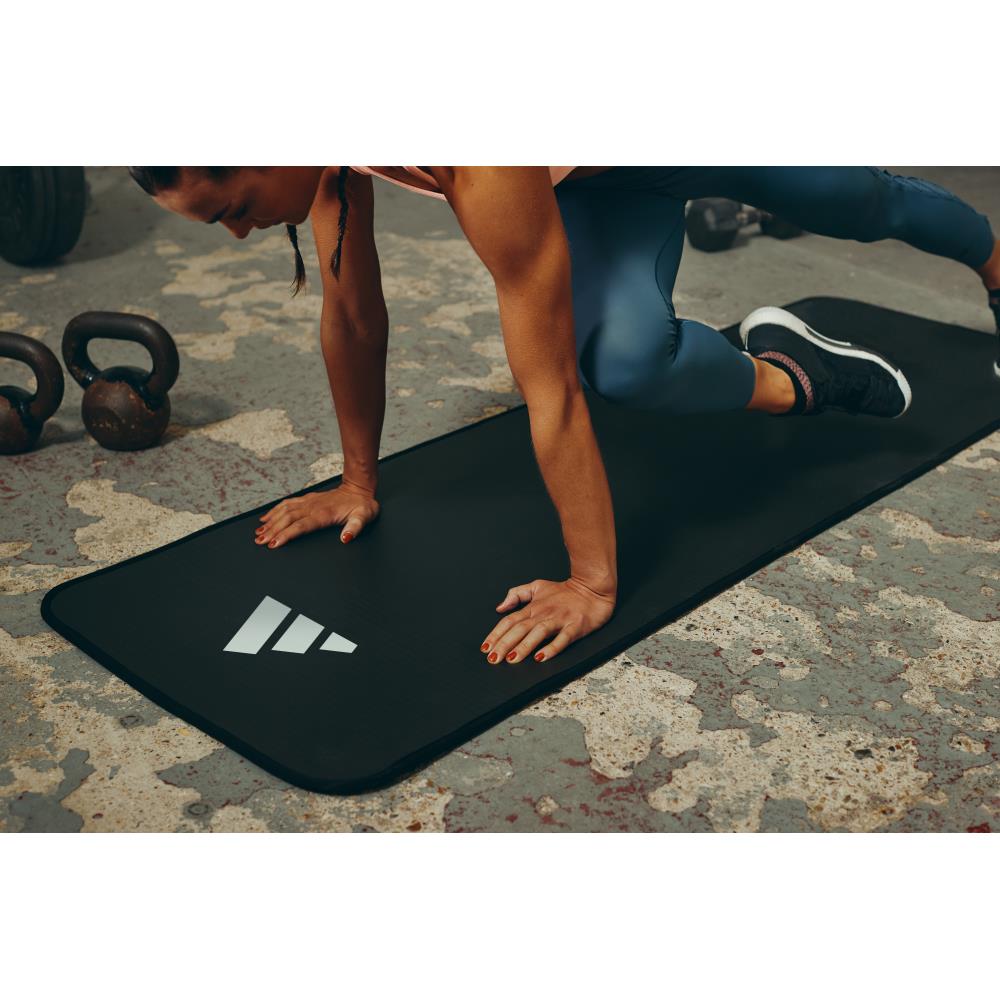 Adidas 10mm Training Mat with Carry Strap Workout For Less