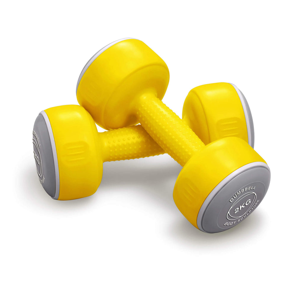 Body Sculpture 24kg Smart Dumbbell Tower - 2kg Weights Yellow