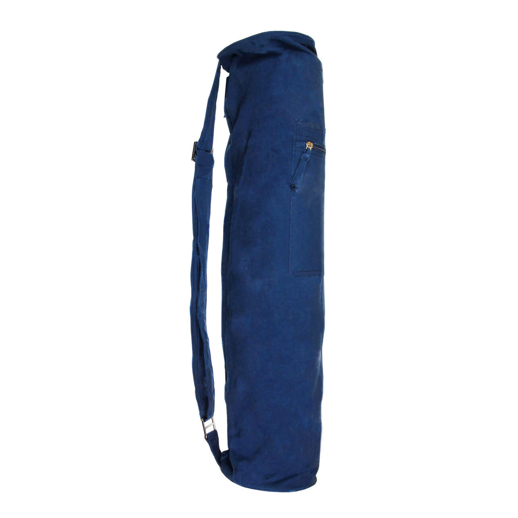 Fitness Mad Jute Yoga Mat Bag - Blue