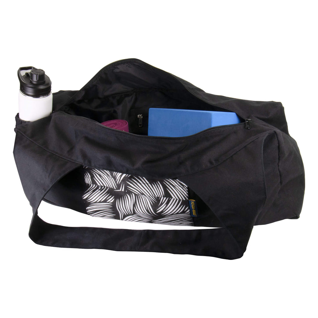 Fitness Mad Yoga Bag with Drink Holder - Black