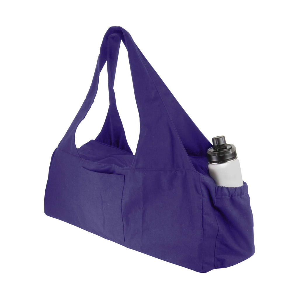 Fitness Mad Yoga Kit Bag with Water Bottle Holder - Purple