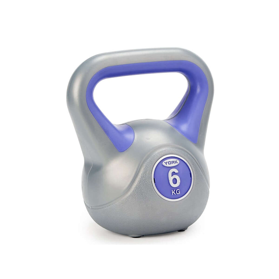 York Vinyl Kettlebell Set 2 4 6 8kg For Sale Workout For Less