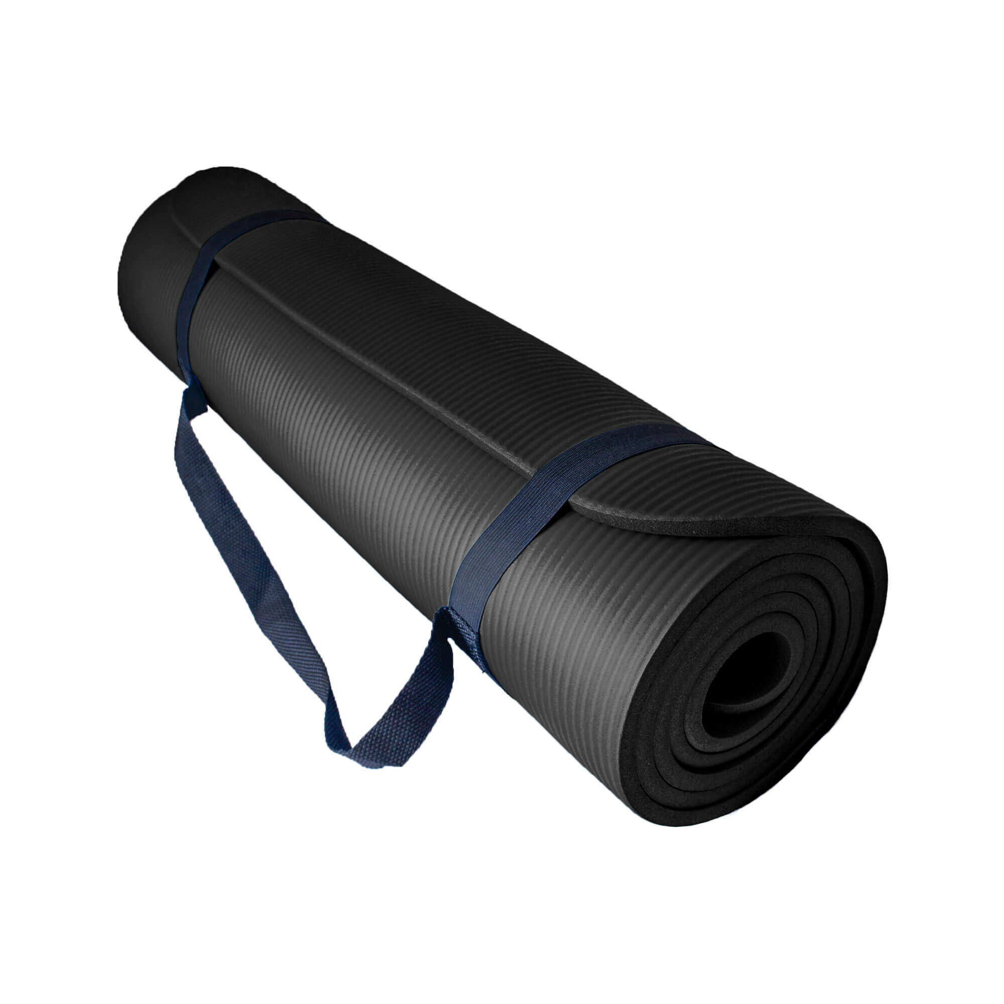 yoga mat 10mm black with strap at Rs 1000/piece in New Delhi